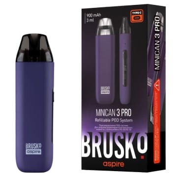 ЭС Brusko Minican 3 Pro (900 mAh) 3 мл. Фиолетовый
