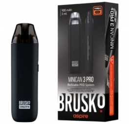 ЭС Brusko Minican 3 Pro (900 mAh) 3 мл. Чёрный