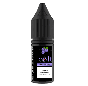 Жидкость Colt Salt 10 мл Blueberry Drink/Черничный энергетик