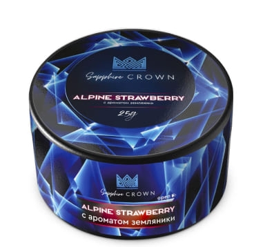 Табак для кальяна Sapphire Crown 25 гр. Alpine Strawberry (с ароматом земляники)