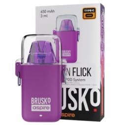 ЭС Brusko Minican Flick (650 mAh) 3 мл. Фиолетовый