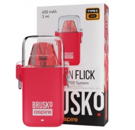ЭС Brusko Minican Flick (650 mAh) 3 мл. Красный