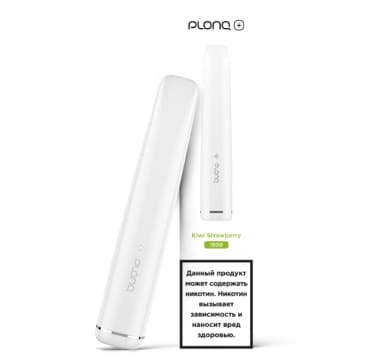 Одноразовая электронная сигарета PLONQ Plus до 1500 затяжек Киви-Клубника
