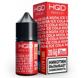 Жидкость HQD ABSOLUT FIZZY LINE Salt Кола 30 мл. №2 hard