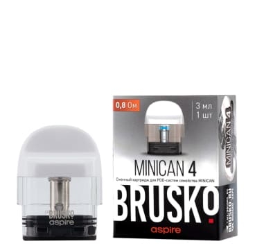 Картридж Brusko Minican 4, 3 мл., 0,8 ом (цветной в ассортименте)