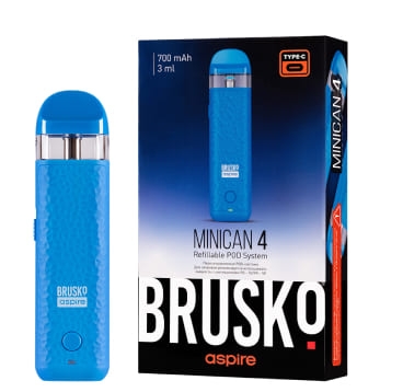 ЭС Brusko Minican 4 (700 mAh) 3 мл. Синий