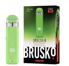 ЭС Brusko Minican 4 (700 mAh) 3 мл. Зелёный