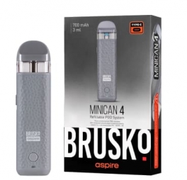 ЭС Brusko Minican 4 (700 mAh) 3 мл. Серый
