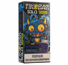 Одноразовая электронная сигарета TIKOBAR Solo 9000 Blueberry Lemonade/Черничный лимонад