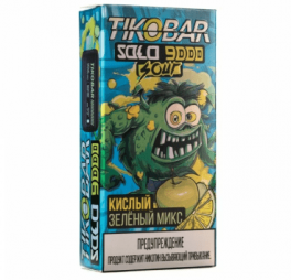 Одноразовая электронная сигарета TIKOBAR Solo 9000 Sour Green Soda/Кислый зеленый микс