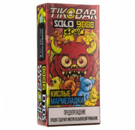 Одноразовая электронная сигарета TIKOBAR Solo 9000 Sour Jelly Bears/Кислые мармеладки