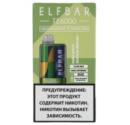 Одноразовая электронная сигарета Elf Bar ТЕ6000 Киви-Арбуз-Зелёное яблоко