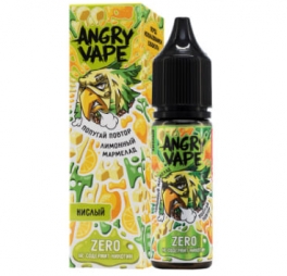 Жидкость Angry Vape Zero Попугай Повтор с ароматом лимонного мармелада 30 мл