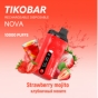 Одноразовая электронная сигарета TIKOBAR Nova 10000 Strawberry Mojito/Клубничный мохито