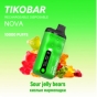 Одноразовая электронная сигарета TIKOBAR Nova 10000 Sour Jelly Bears/Кислые мармеладки