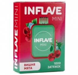 Одноразовая электронная сигарета INFLAVE MINI 1000 Вишня-Мята