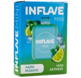 Одноразовая электронная сигарета INFLAVE MINI 1000 Лайм-Мохито