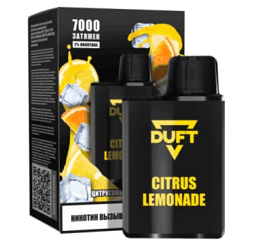 Одноразовая электронная сигарета DUFT 7000 Citrus Lemonade