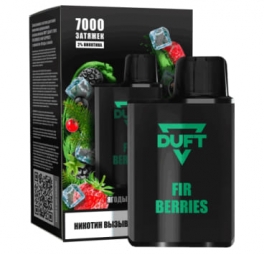 Одноразовая электронная сигарета DUFT 7000 Fir Berries