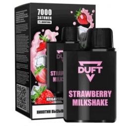 Одноразовая электронная сигарета DUFT 7000 Strawberry Milkshake