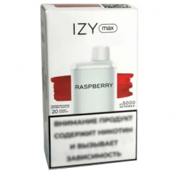 Одноразовая электронная сигарета IZY MAX до 5000 затяжек Raspberry
