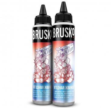 Жидкость Brusko, Ягодная жвачка, 60 мл (0 мг)