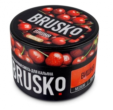 Бестабачная смесь для кальяна Brusko, 50 гр Вишня, Medium