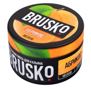 Бестабачная смесь для кальяна Brusko, 250 гр, Абрикос, Medium
