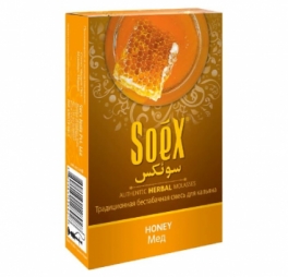 Безникотиновая смесь для кальяна Soex, Мёд, 50 г