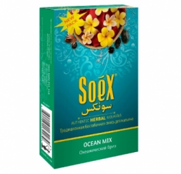 Безникотиновая смесь для кальяна Soex, Океанический бриз, 50 г