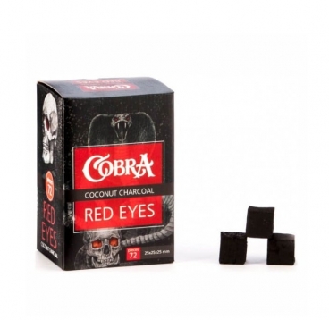 Уголь для кальяна Cobra Red Eyes