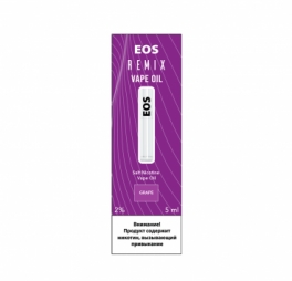 Жидкость EOS Remix Salt Nic, Grape, 2%, 5 мл