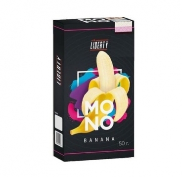 Бестабачная смесь Mono, Banana medium (0,7%), 50 г
