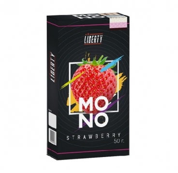 Бестабачная смесь Mono, Strawberry medium (0,7%), 50 г