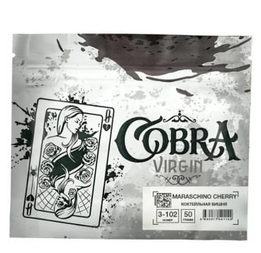 Кальянная смесь Cobra Virgin 50гр (3-102 Коктейльная вишня (Maraschino Cherry)